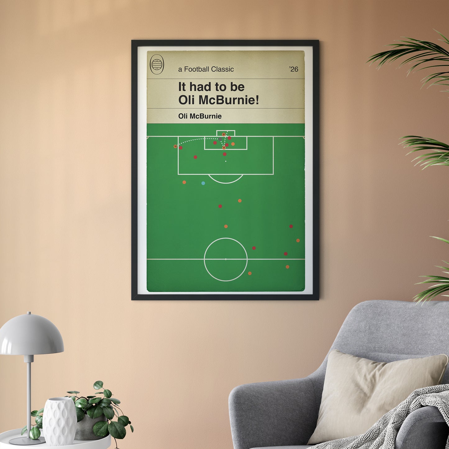 Oli McBurnie Winner - Hull City 1 Middlesbrough 0 - Play-Off Final 2026 - Goal Poster