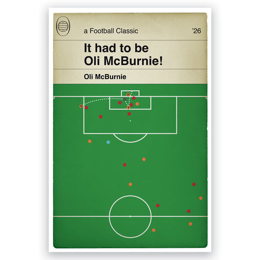 Oli McBurnie Winner - Hull City 1 Middlesbrough 0 - Play-Off Final 2026 - Goal Poster