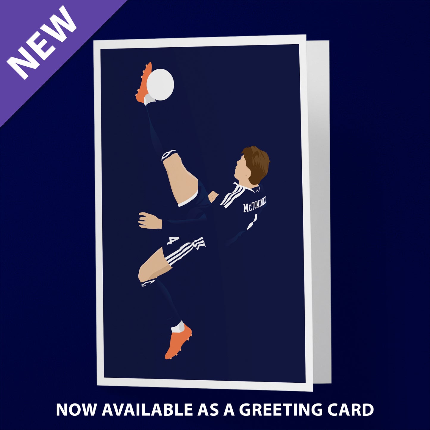 Overhead Kick Goal Poster - Scott McTominay - Football Gift - Scotland 4 Denmark 2