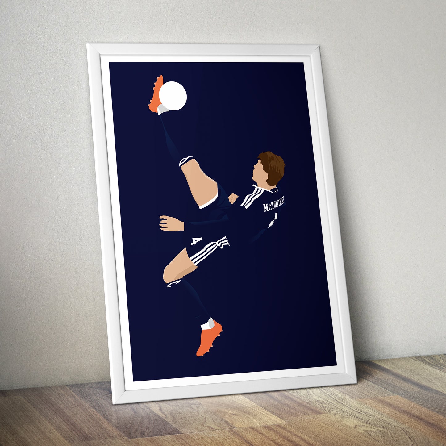 Overhead Kick Goal Poster - Scott McTominay - Football Gift - Scotland 4 Denmark 2