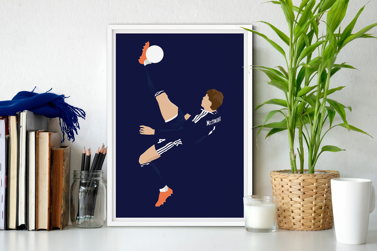 Overhead Kick Goal Poster - Scott McTominay - Football Gift - Scotland 4 Denmark 2
