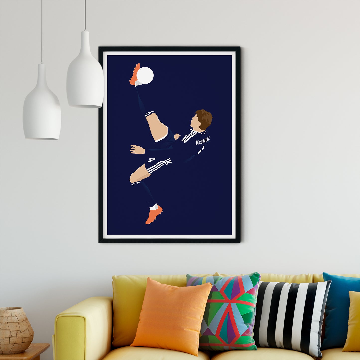 Overhead Kick Goal Poster - Scott McTominay - Football Gift - Scotland 4 Denmark 2