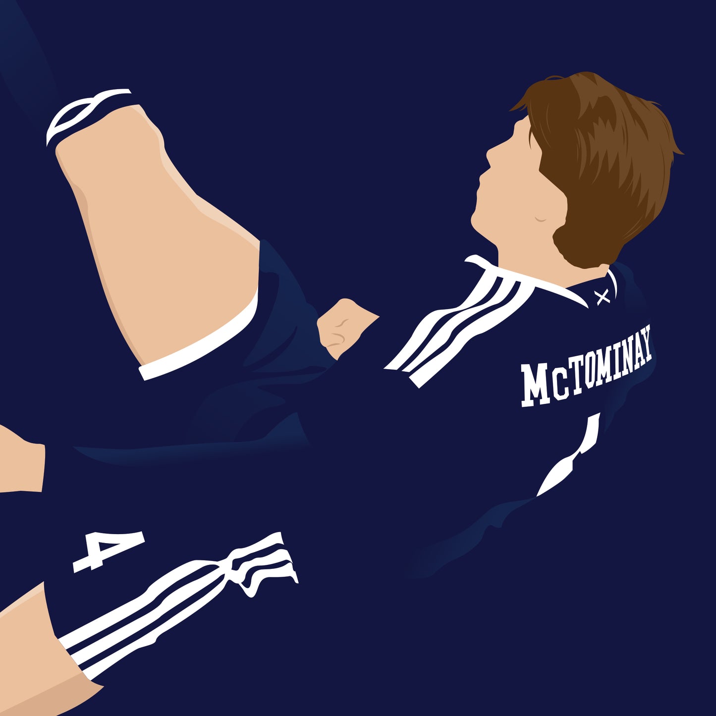 Overhead Kick Goal Poster - Scott McTominay - Football Gift - Scotland 4 Denmark 2