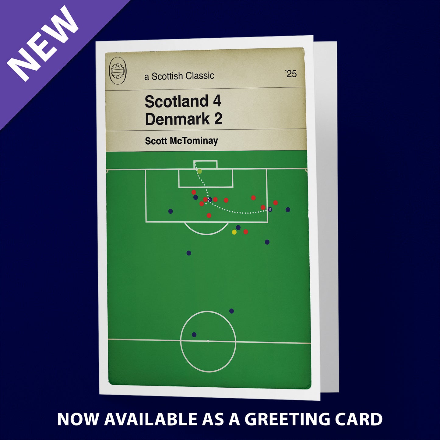 Scott McTominay Overhead Kick Goal Poster - Scotland 4 Denmark 2 - World Cup Qualifier 2025