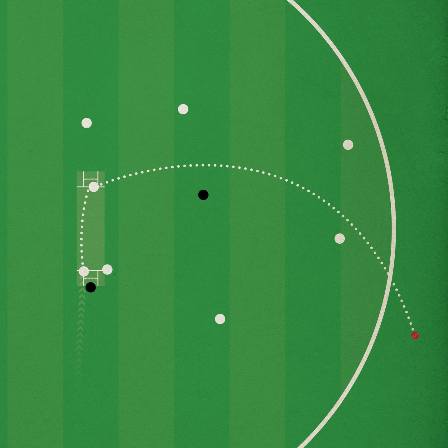 Javed Miandad winning runs for Pakistan vs India - The Last Ball Six - Cricket Poster