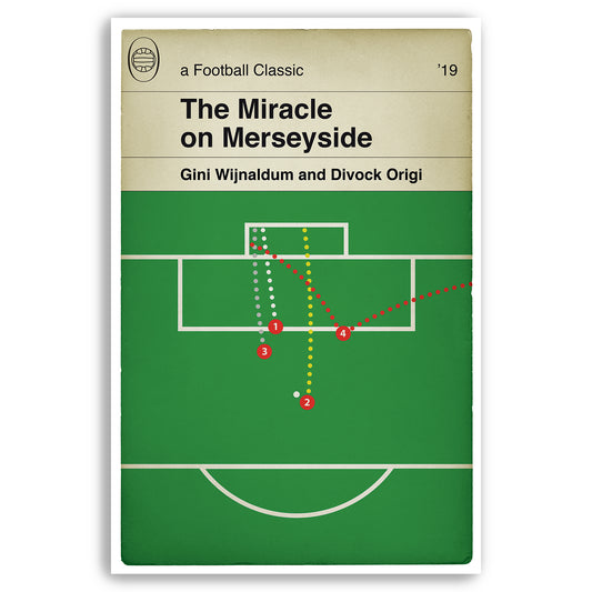 The Miracle on Merseyside - Liverpool 4 v Barcelona 0 - Champions League Semi Final 2019 - Football Poster - Classic Book Cover Poster (Various Sizes)