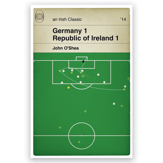 Republic of Ireland last minute equaliser v Germany - John O'Shea Goal - Germany 1 Republic of Ireland 1 - Euro 2016 Qualifier - Various Sizes