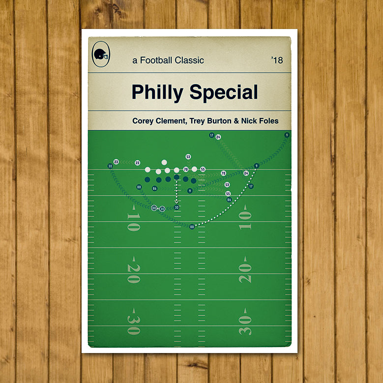 Philly Special - Philadelphia Eagles Touchdown - Nick Foles - Philadelphia Eagles v New England Patriots - 2018 - Various Sizes