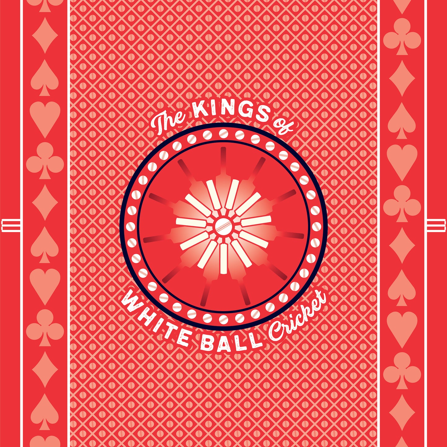 The Kings of White Ball Cricket - Set of four King Playing Cards - England Cricket - ODI World Cup 2019 and T20 World Cup 2022 - Card Size 56 x 86mm