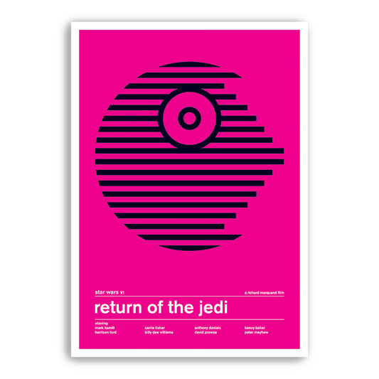 Star Wars - Return of the Jedi - Bright Alternative Swiss Style Poster (Various Sizes)