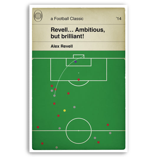 Rotherham United goal v Leyton Orient - Alex Revell goal - League One Play-Off Final 2014 - Book Cover Goal Poster (Various Sizes)