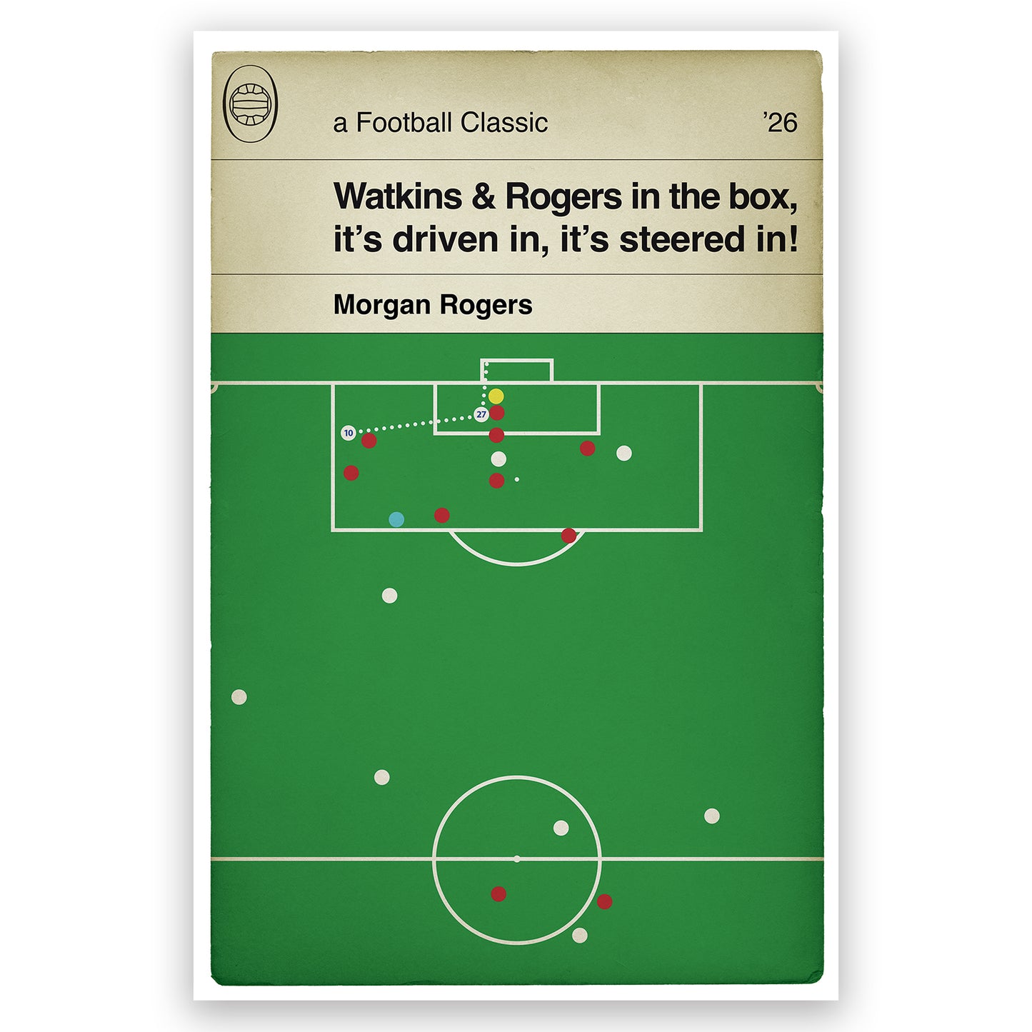 Aston Villa Europa League Final Goals - Football Gift Set of 3