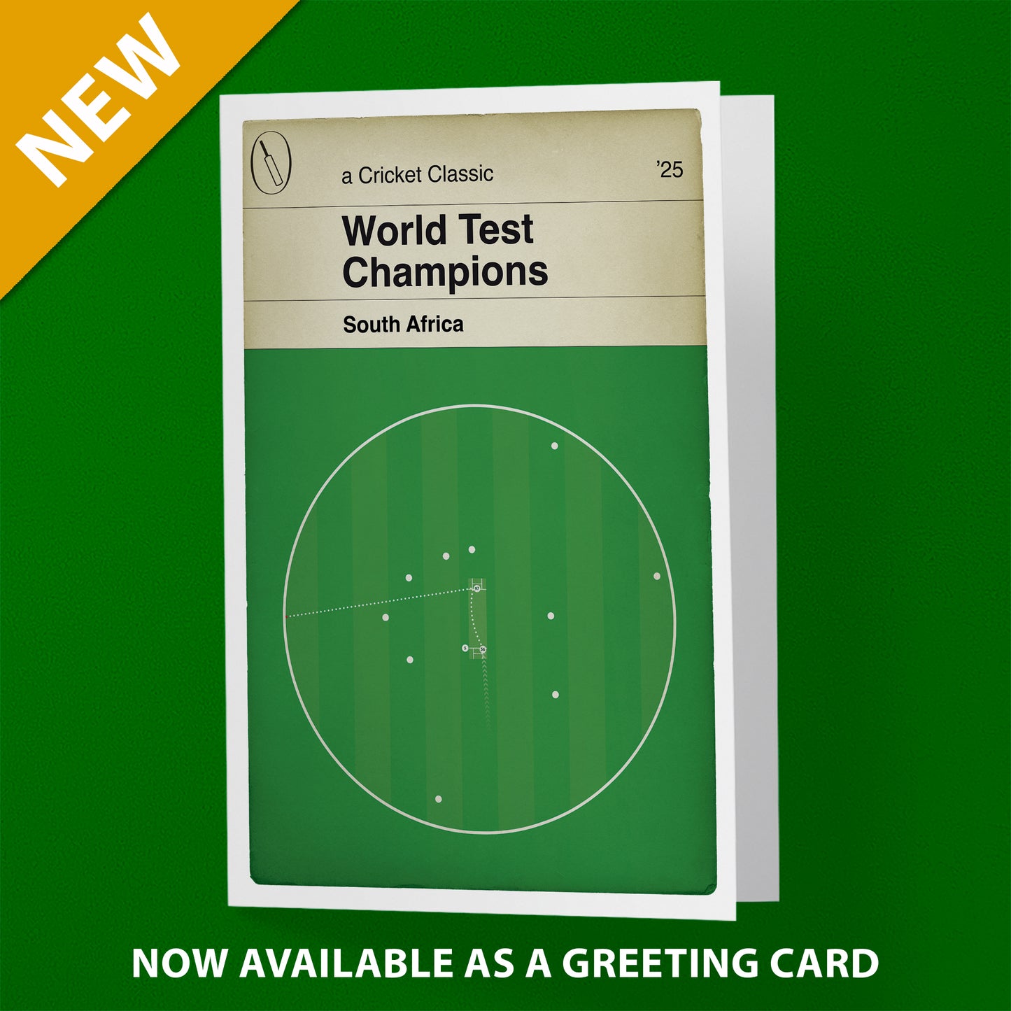 South Africa World Test Champions 2025 - Kyle Verreynne Winning Runs - South Africa v Australia - Cricket Book Cover Art (Various Sizes)