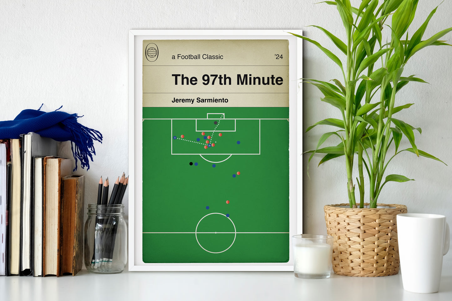 Jeremy Sarmiento Goal - Ipswich Town 3 Southampton 2 - 97th Minute Winner - Football Poster