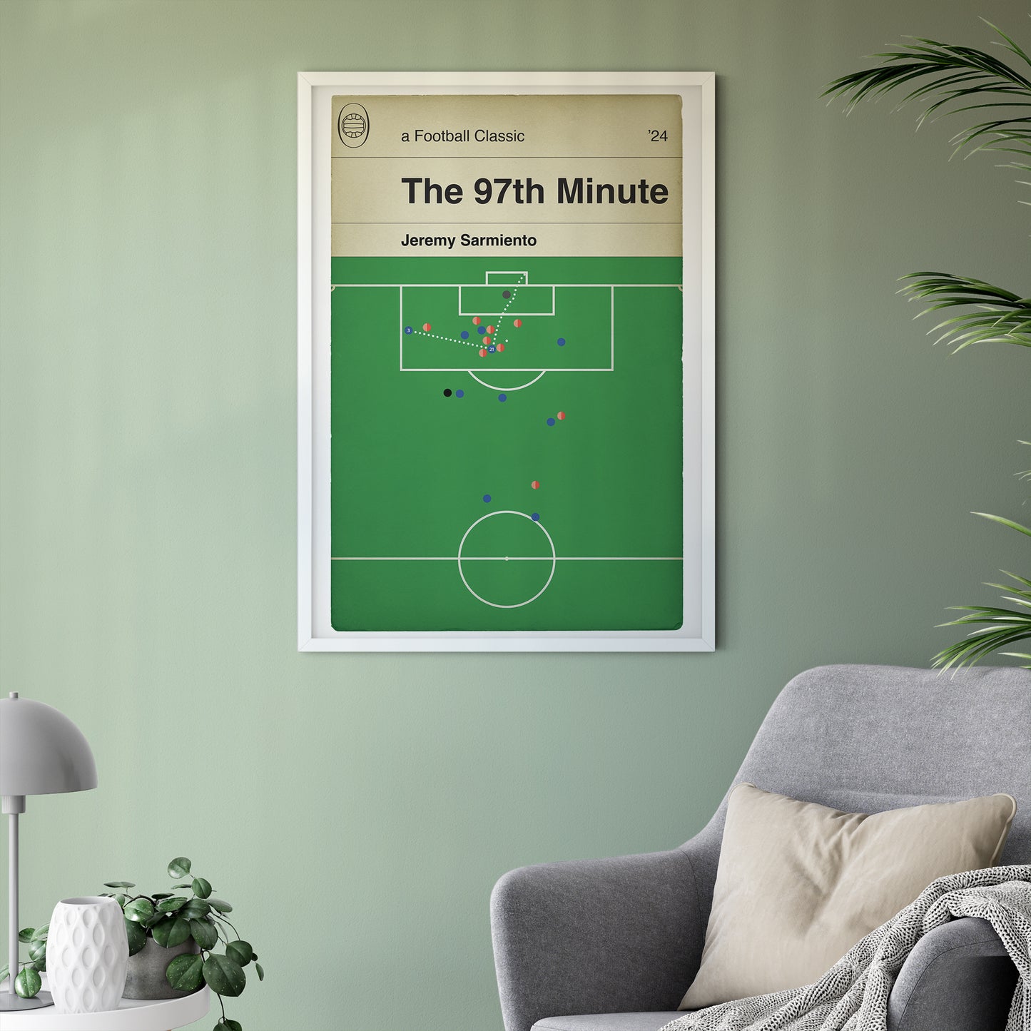 Jeremy Sarmiento Goal - Ipswich Town 3 Southampton 2 - 97th Minute Winner - Football Poster