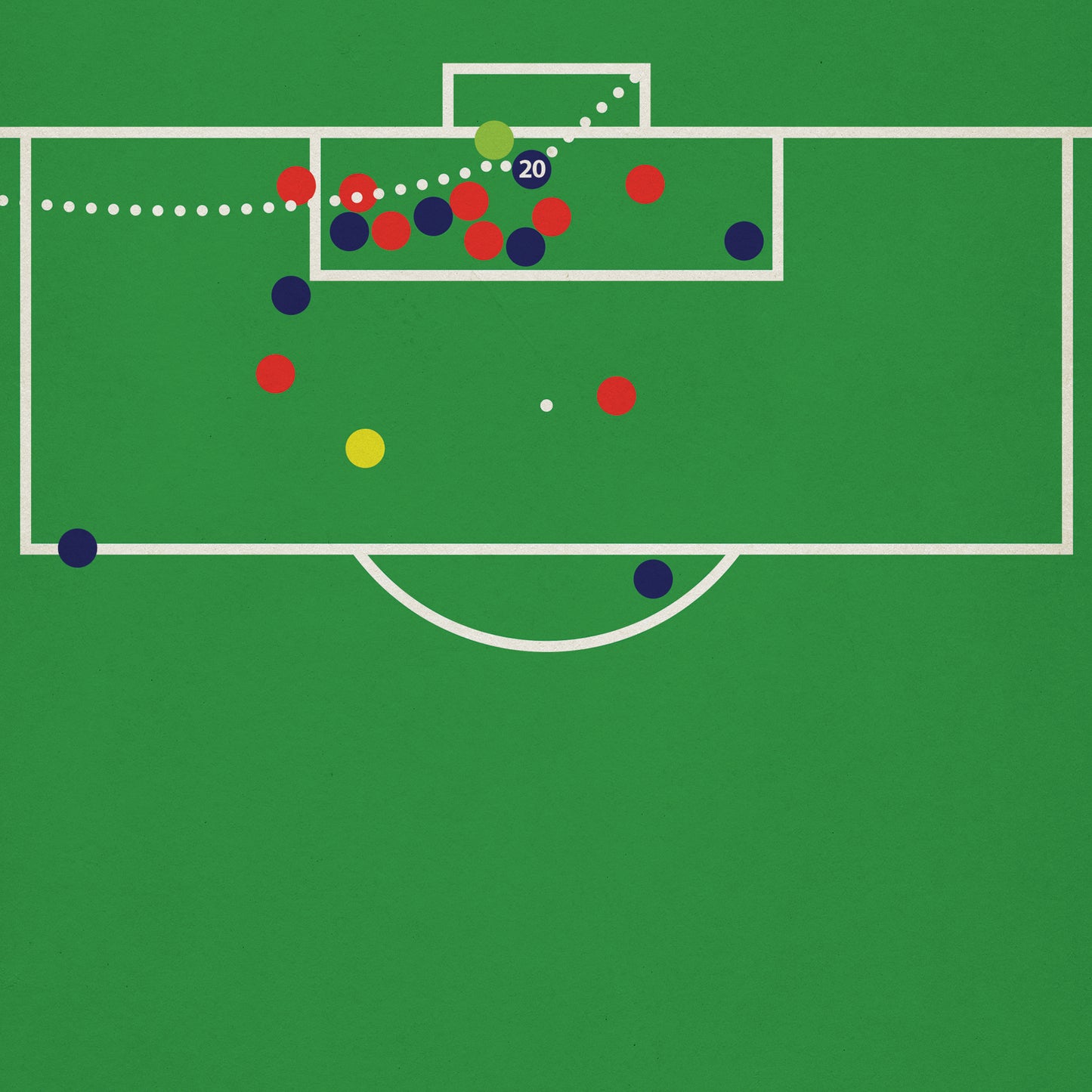 Scotland 4 Denmark 2 - Lawrence Shankland Goal Poster - World Cup Qualifier 2025