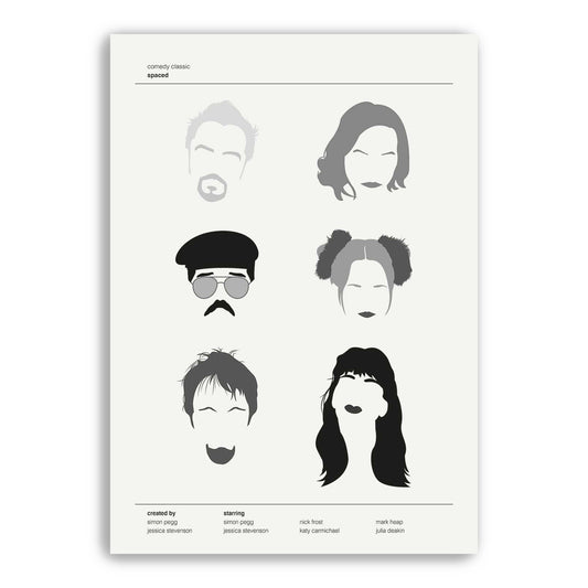 Spaced - Spaced Poster - TV Comedy Classic Print (Various Sizes)