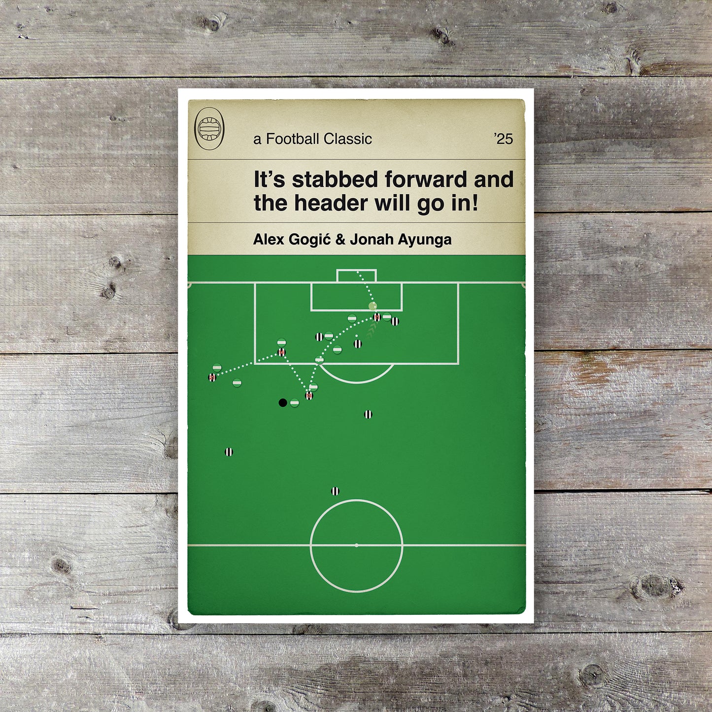 Jonah Ayunga Goal - St. Mirren Second - League Cup Final 2025 - Football Poster