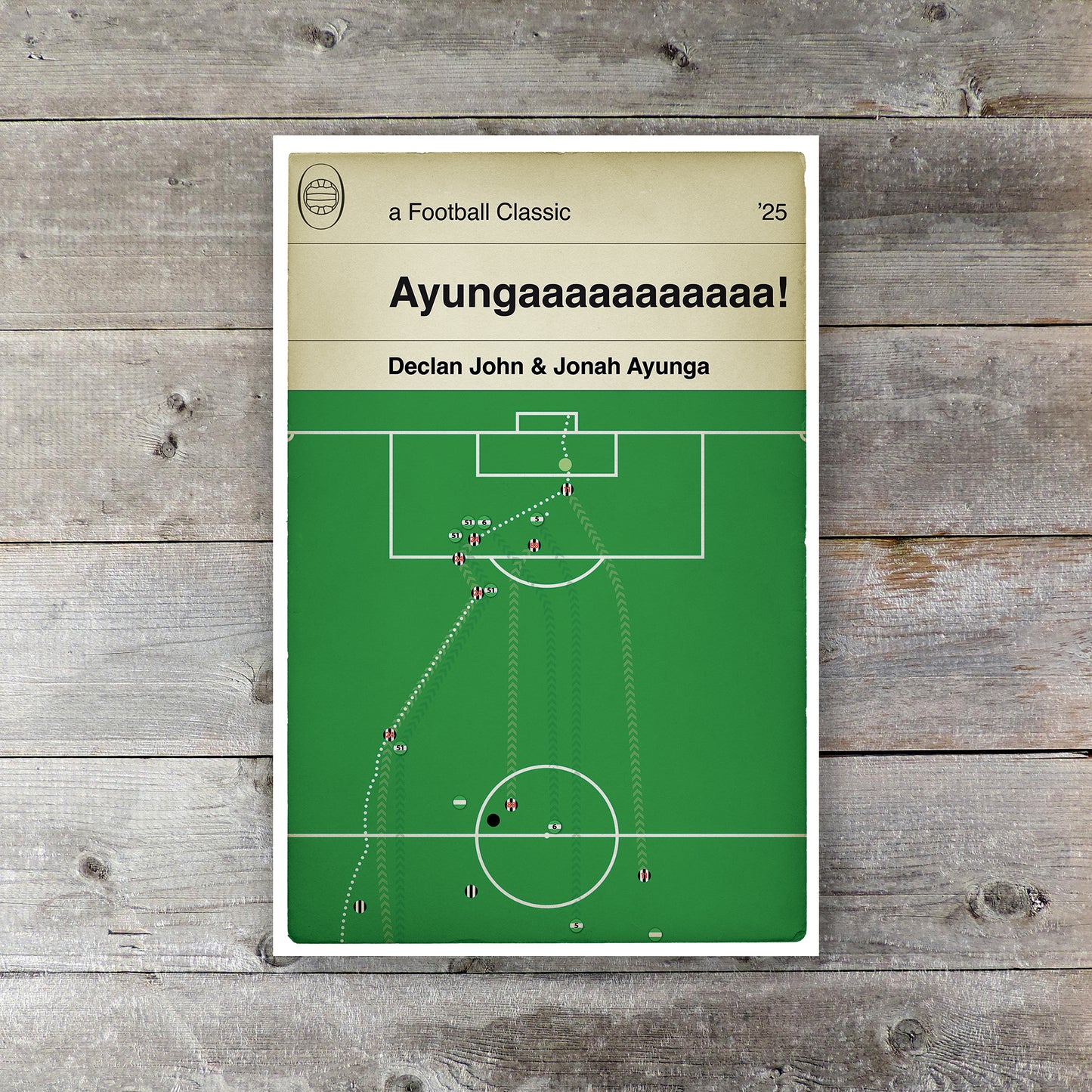 St. Mirren Third Goal - League Cup Final 2025 - Jonah Ayunga - Football Poster