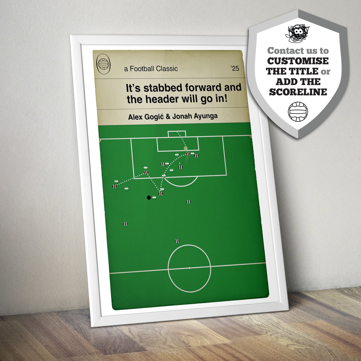 Jonah Ayunga Goal - St. Mirren Second - League Cup Final 2025 - Football Poster