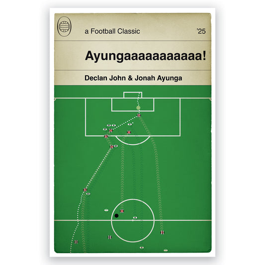 St. Mirren Third Goal - League Cup Final 2025 - Jonah Ayunga - Football Poster