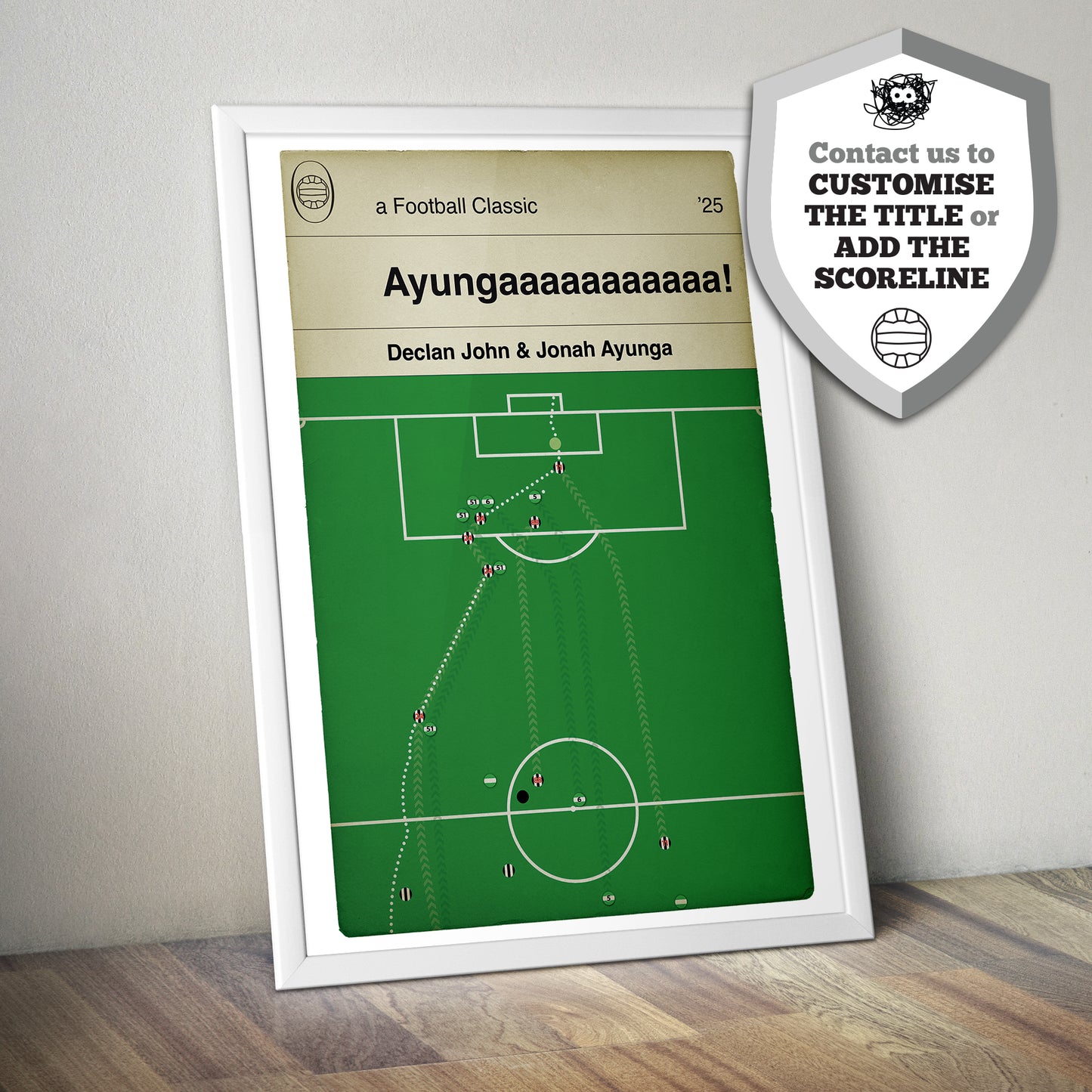 St. Mirren Third Goal - League Cup Final 2025 - Jonah Ayunga - Football Poster