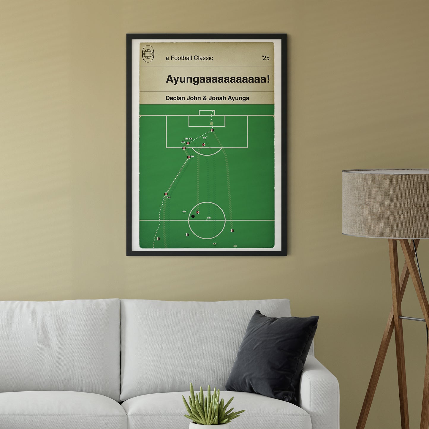 St. Mirren Third Goal - League Cup Final 2025 - Jonah Ayunga - Football Poster