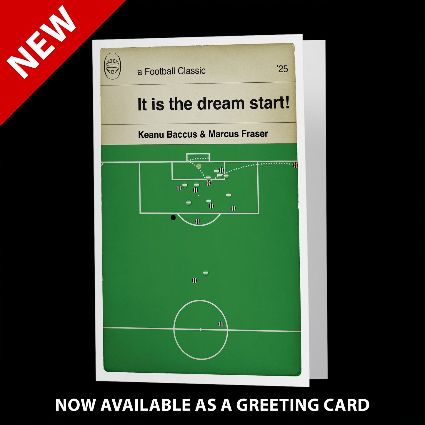 St. Mirren Goal - Marcus Fraser Header - League Cup Final 2025 - Football Poster