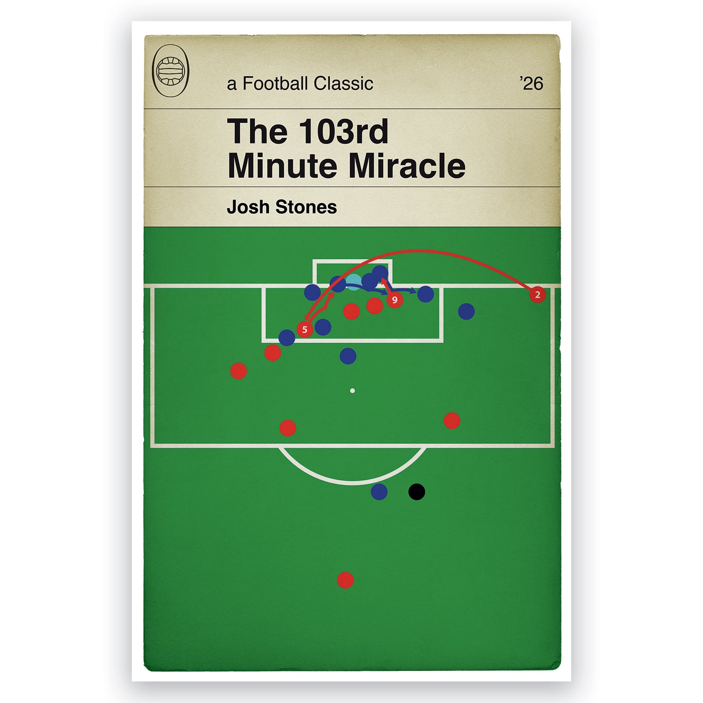 York City Equaliser v Rochdale - Josh Stones Goal - 103rd Minute - Football Poster