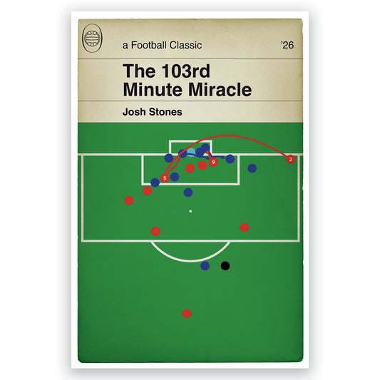York City Equaliser v Rochdale - Josh Stones Goal - 103rd Minute - Football Poster