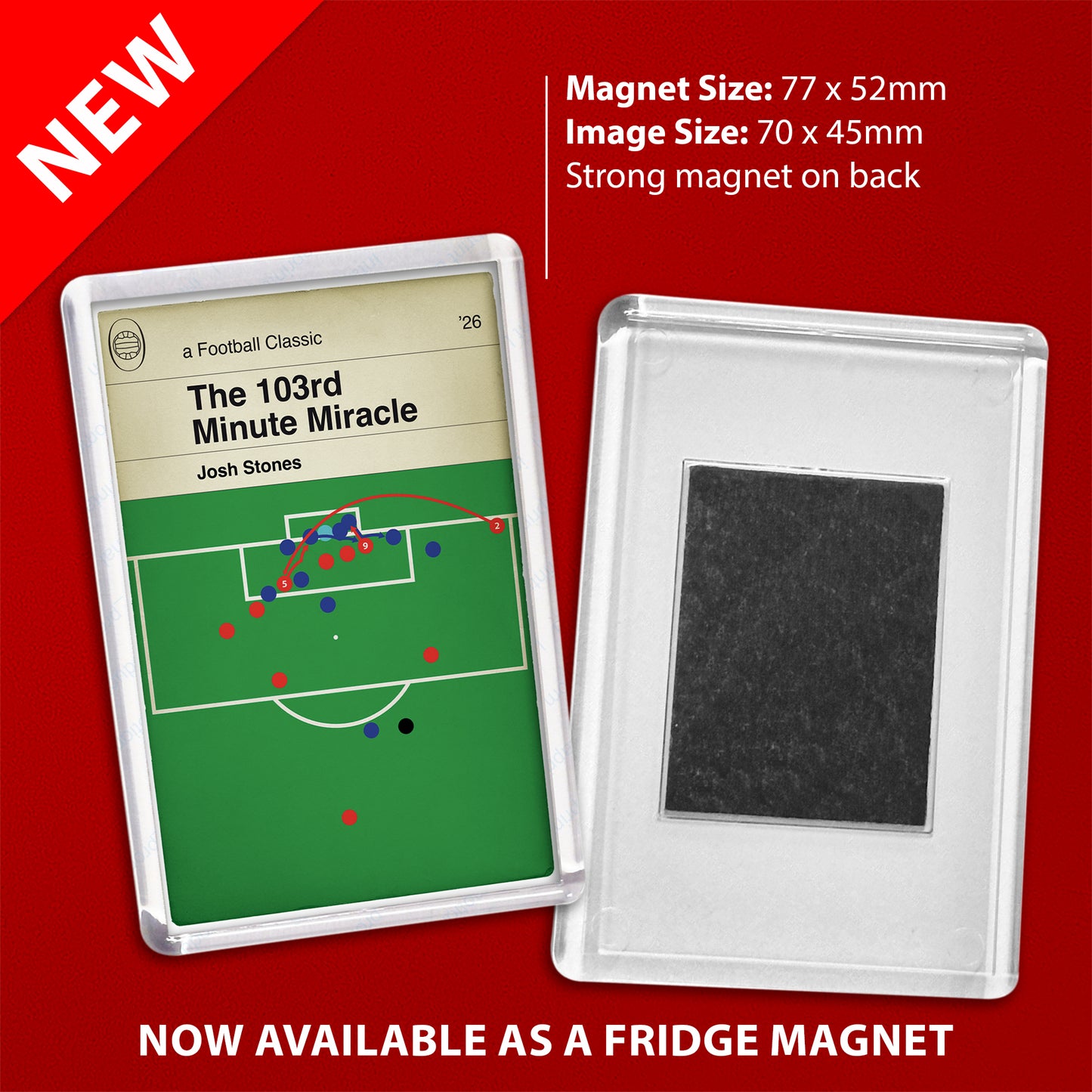 York City Equaliser v Rochdale - Josh Stones Goal - 103rd Minute - Football Poster