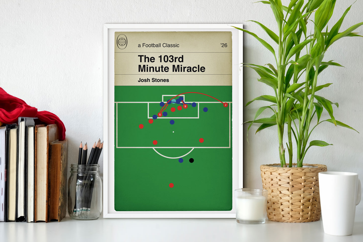 York City Equaliser v Rochdale - Josh Stones Goal - 103rd Minute - Football Poster