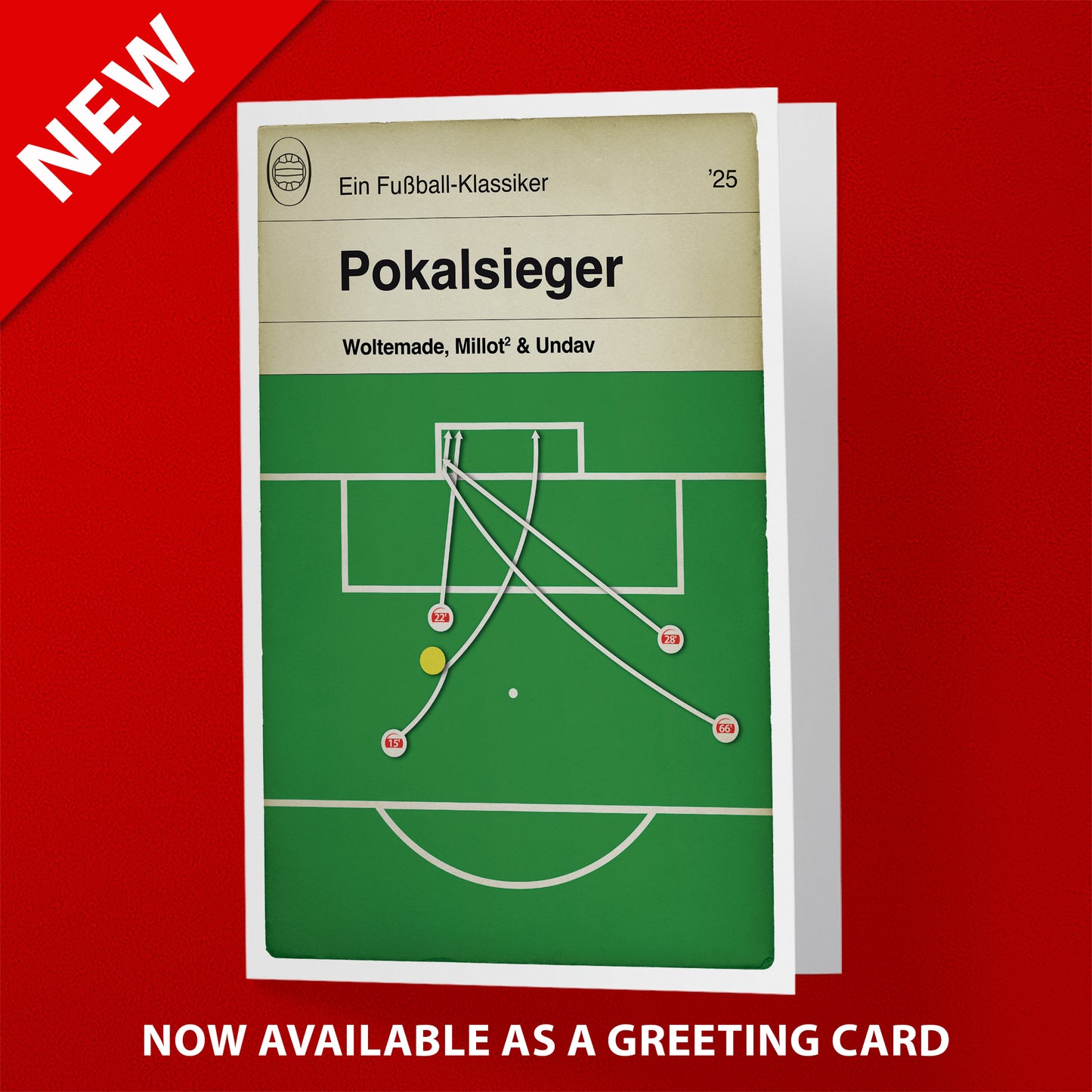 VfB Stuttgart 4 Arminia Bielefeld 2 - All four goals - 2025 DFB-Pokal final - Book Cover Poster
