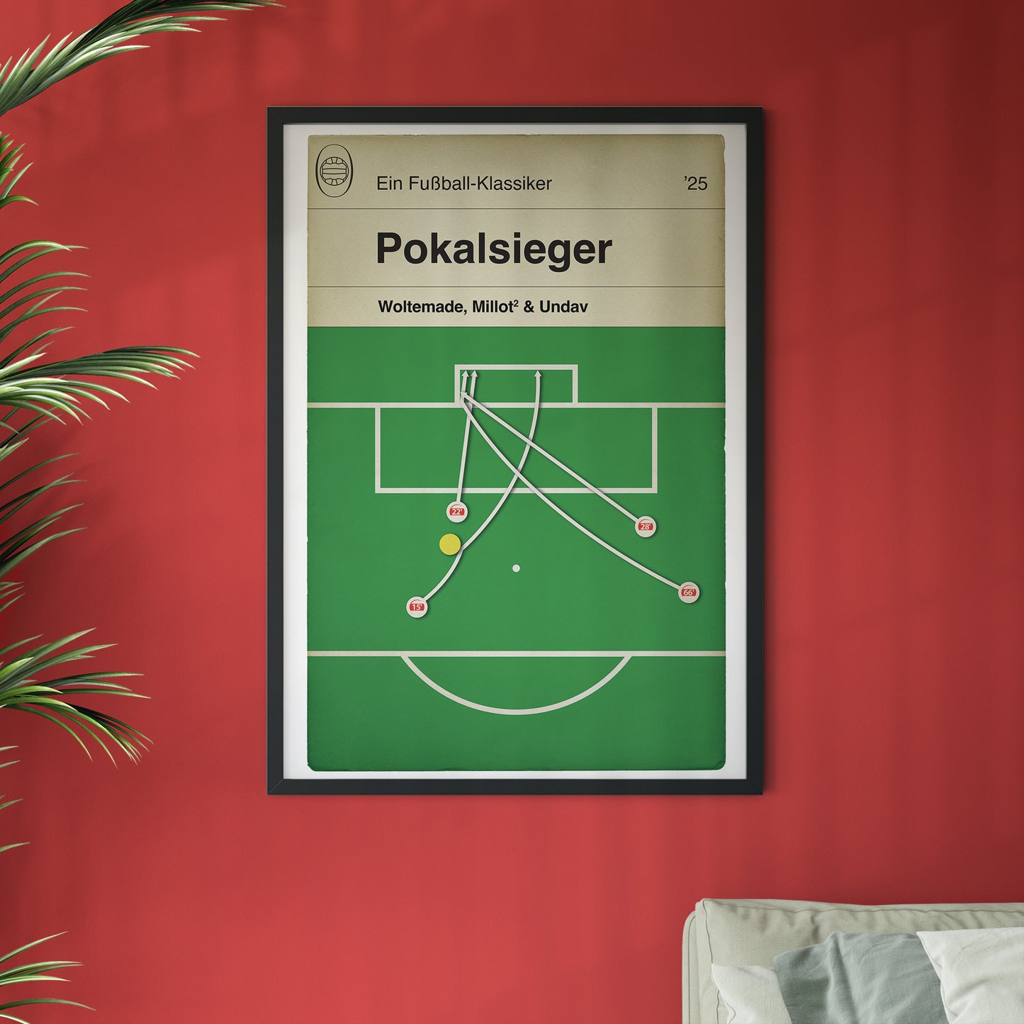 VfB Stuttgart 4 Arminia Bielefeld 2 - All four goals - 2025 DFB-Pokal final - Book Cover Poster