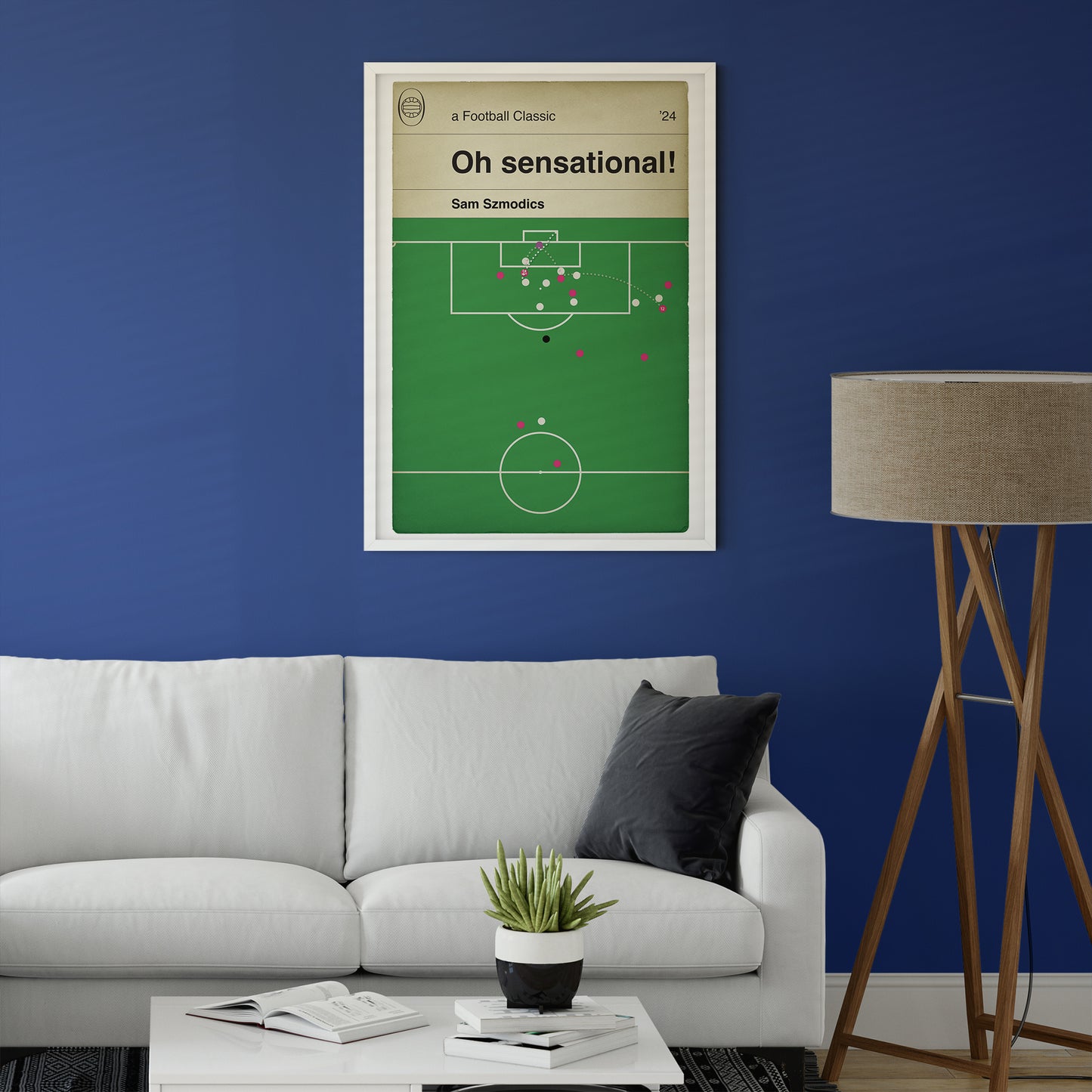 Ipswich Town Goal - Sam Szmodics Overhead Kick - Tottenham Hotspur 1 Ipswich Town 2 - Premier League 2024 - Book Cover Print (Various Sizes)