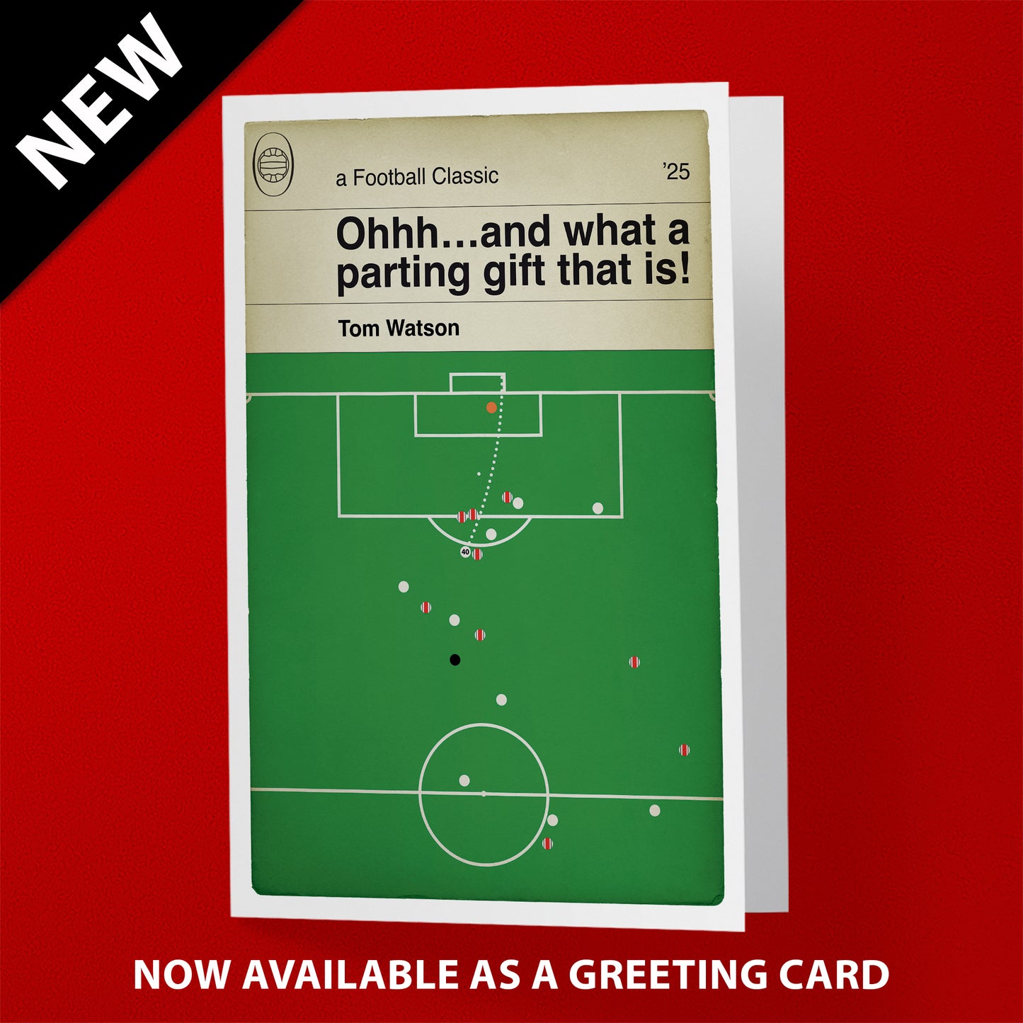 Sunderland Goal - Tom Watson Winner - Sheffield United 1 Sunderland 2 - Championship Play-Off Final 2025 - Book Cover Football Poster (Various sizes)