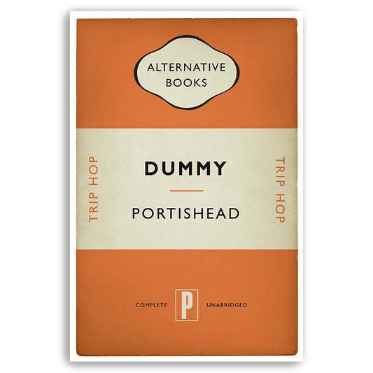 Portishead - Dummy - Trip Hop Print - Alternative Book Cover Poster (Various Sizes)