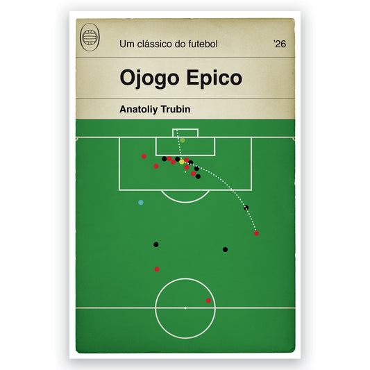 Benfica 4 Real Madrid 2 - Anatoliy Trubin Goal Poster - Goalkeeper Scores - UCL 2026