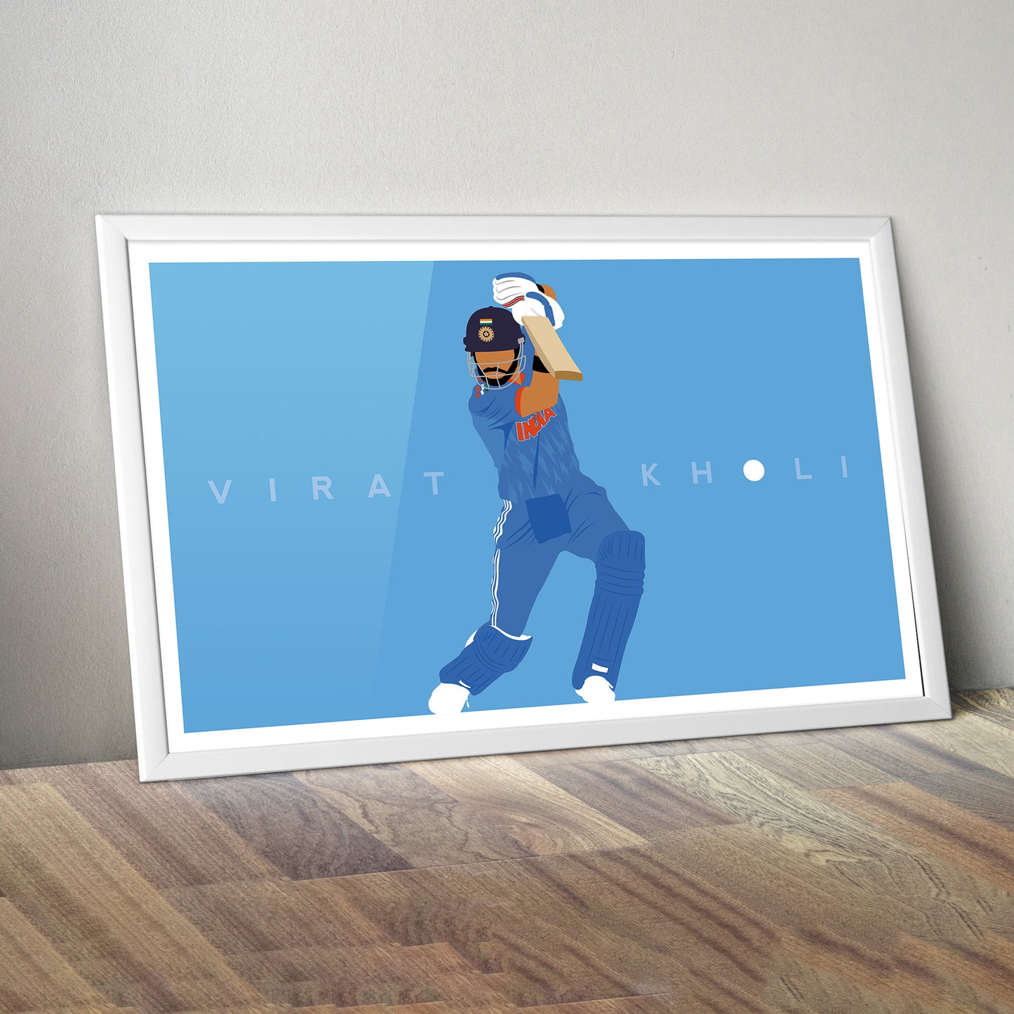 India - Virat Kohli - India Cricket - Cricket Poster - Minimal Art - Various Sizes