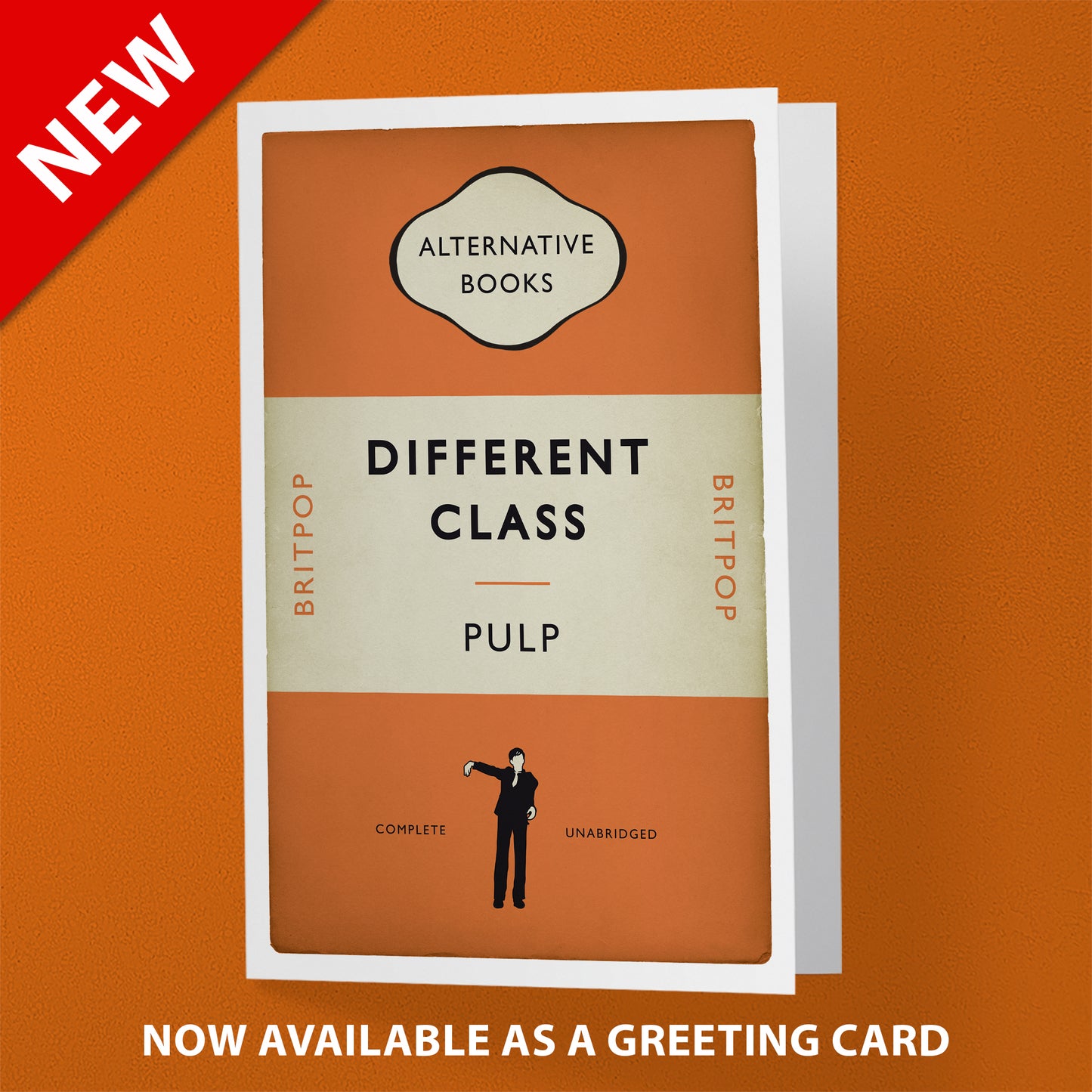 Pulp - Britpop Book Cover Poster - Different Class -  Alternative Book Cover Poster - Music Art (Various Sizes)