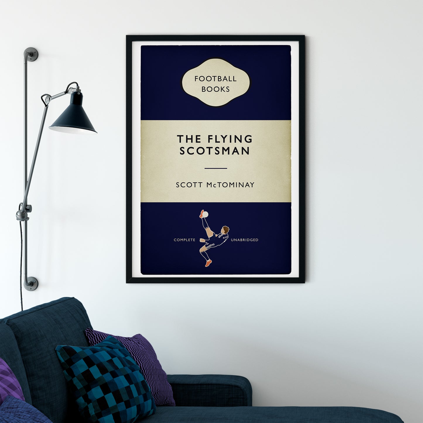 Scott McTominay - The Flying Scotsman Poster - Overhead Kick Goal - Scotland 4 Denmark 2