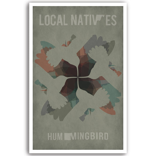 Unofficial Band Poster - Local Natives - Hummingbird Art (Various Sizes)