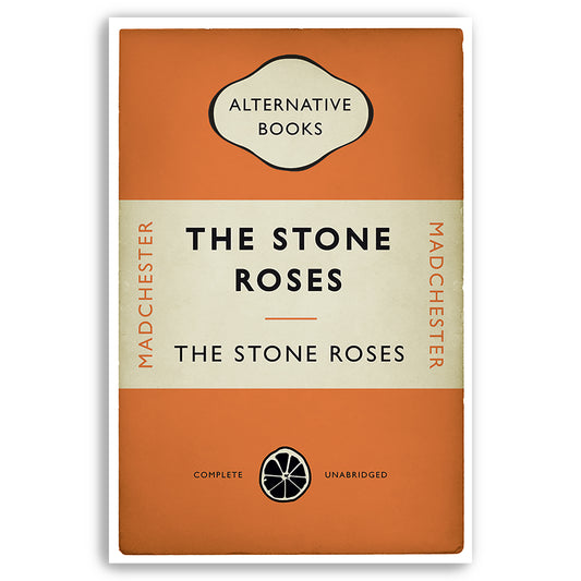 The Stone Roses - Madchester - Alternative Book Cover Print - Music Poster Art (Various Sizes)