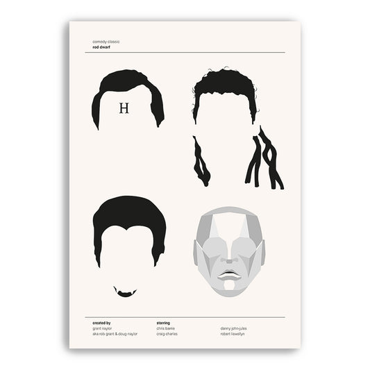 Red Dwarf - Red Dwarf Print - TV Comedy Classic Poster (Various Sizes)