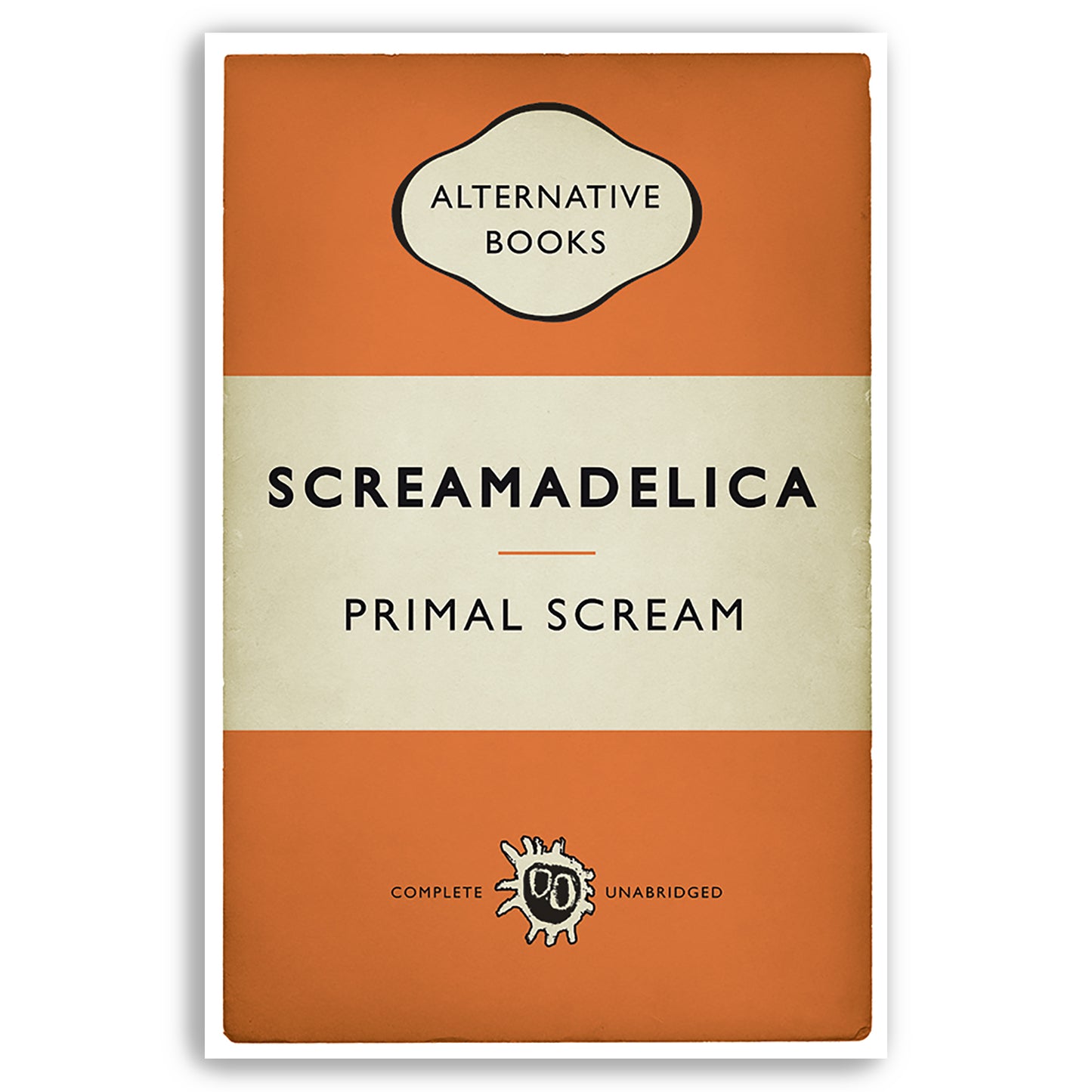 Primal Scream - Screamadelica - Alternative Book Cover Poster (Various Sizes)