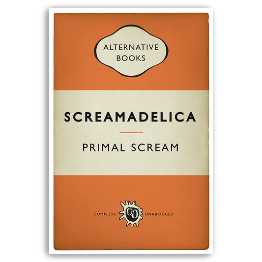 Primal Scream - Screamadelica - Alternative Book Cover Poster (Various Sizes)