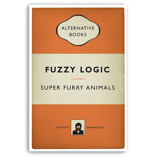 Super Furry Animals - Fuzzy Logic - Alternative Book Cover Poster (Various Sizes)