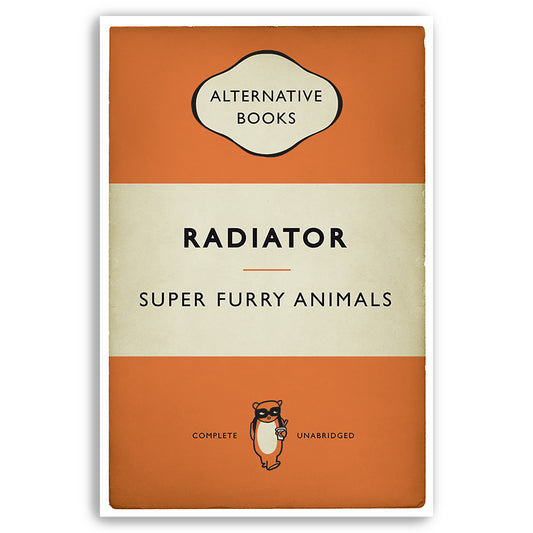 Super Furry Animals - Radiator - Alternative Book Cover Poster (Various Sizes)