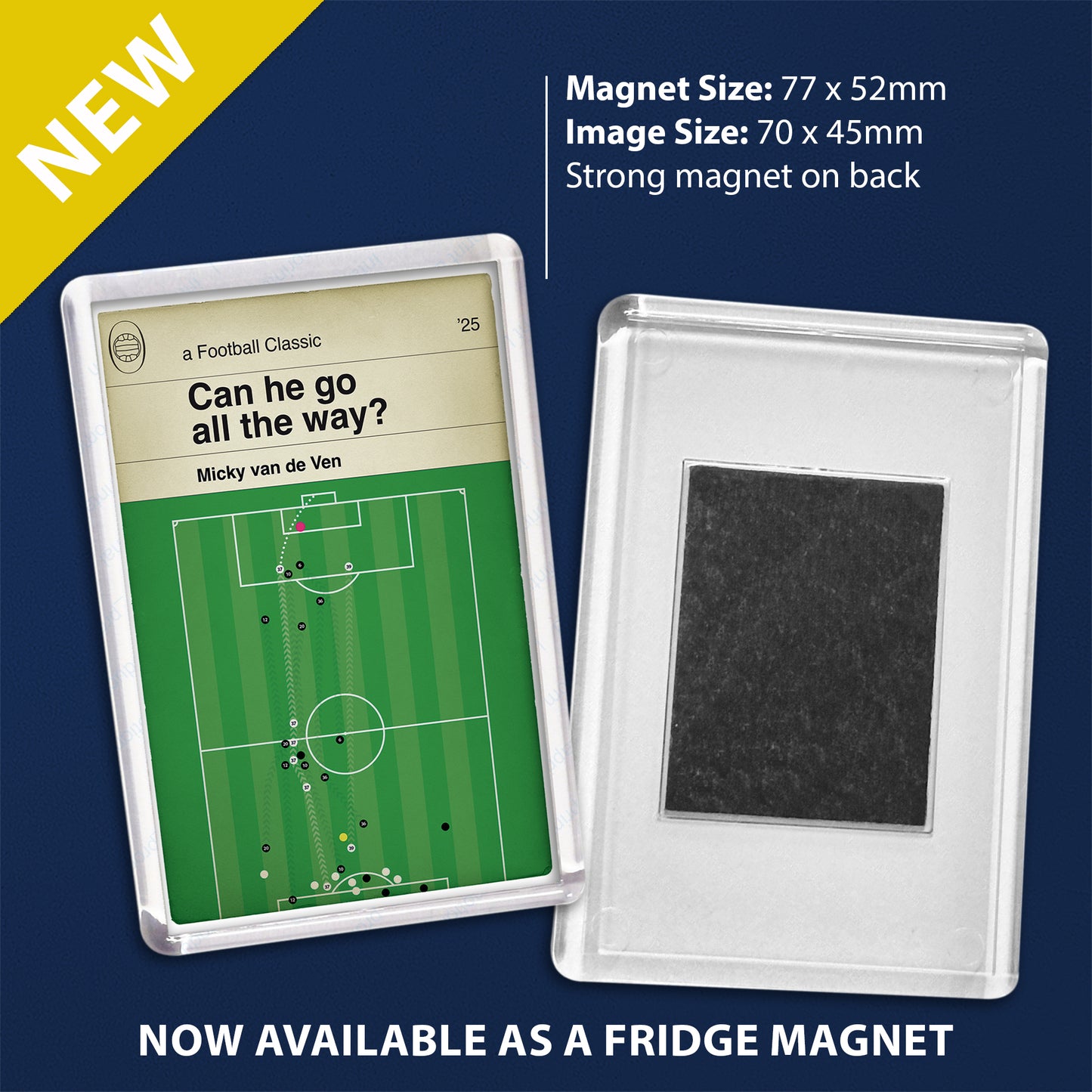 Micky van de Ven Goal - Tottenham Hotspur v F.C. Copenhagen - Champions League 2025 - Book Cover Print (Various Sizes)