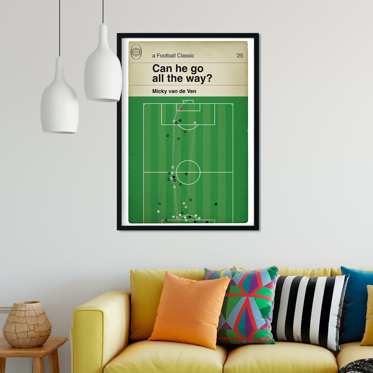 Micky van de Ven Goal - Tottenham Hotspur v F.C. Copenhagen - Champions League 2025 - Book Cover Print (Various Sizes)